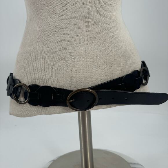 Fossil dark brown leather belt - Picture 1 of 8